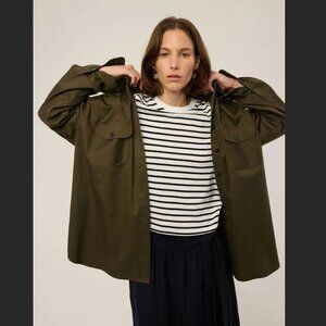 Jamie Haller  The Striped Capital T-Shirt Size Medium NWOT